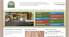 Desktop Screenshot of clarkshardwood.com